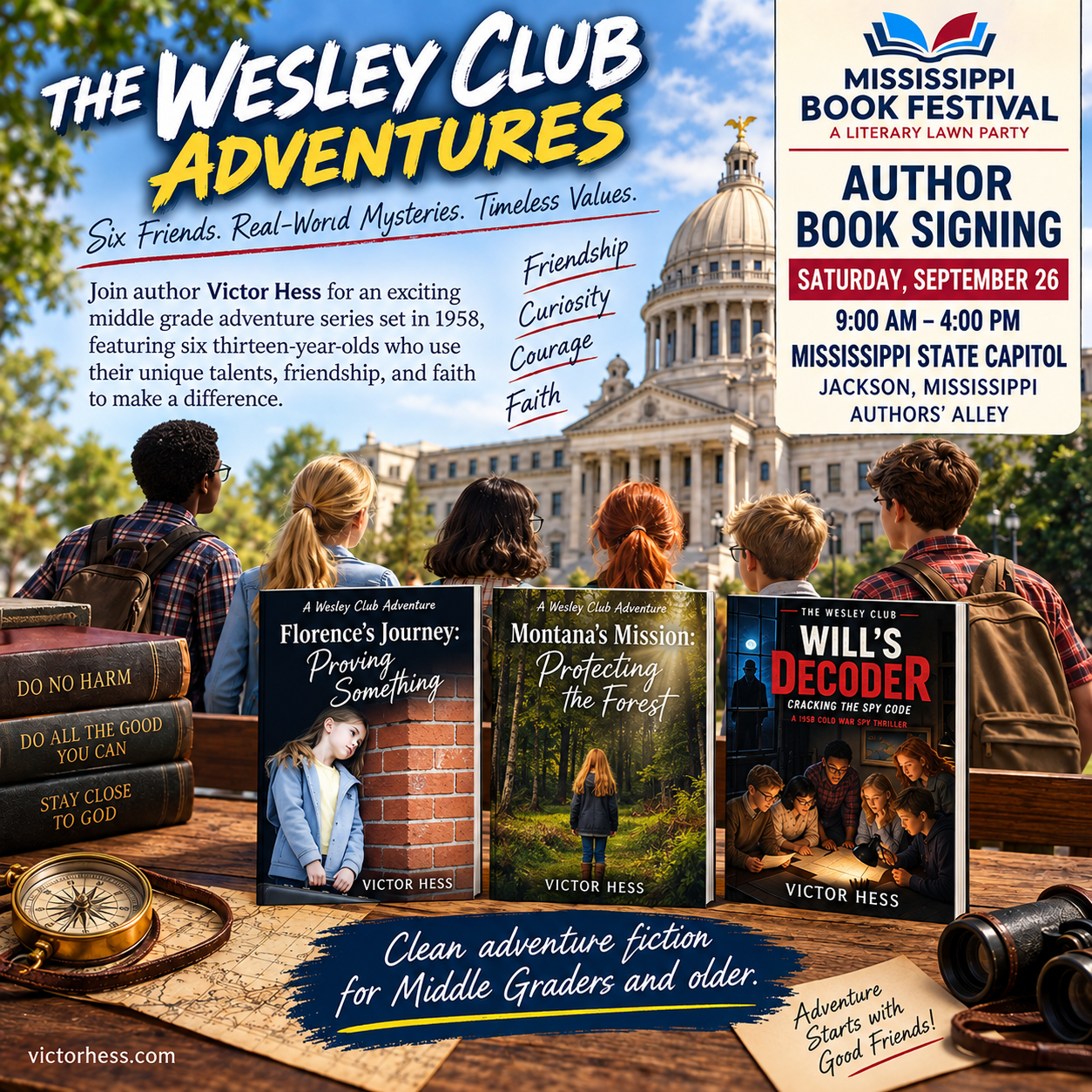 mississippi book festival author book signing